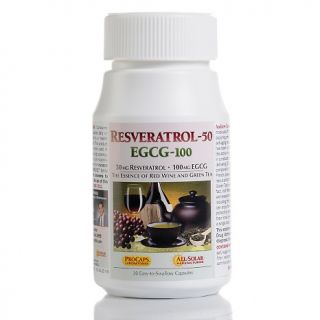  Lessman Resveratrol 50 Antioxidant with EGCG   30 Caps