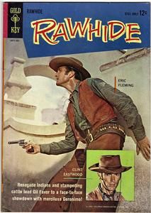 Rawhide 2 Gold Key 1963 Fine Eric Fleming Clint Eastwood Photo Cover