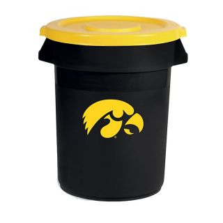  Fan Iowa NCAA Team Logo 32 Gallon Brute Trash Container   U Of I