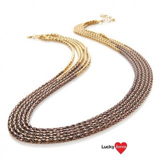  Jewelry Necklaces Chain R.J. Graziano Metal Multi Row 38 Necklace