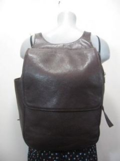 Vintage Ellington Brown Leather Backpack Sling Bag Tote