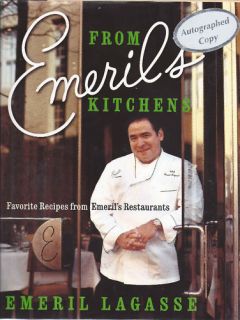Emeril Lagasse Signed TV Dinners Louisiana Cookbook