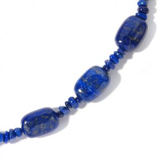 Jay King Lapis Bead Sterling Silver 39 1/2 Necklace