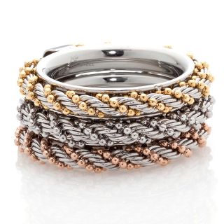  anthony jewelry set of 3 rope stack band rings rating 18 $ 29 95 s h