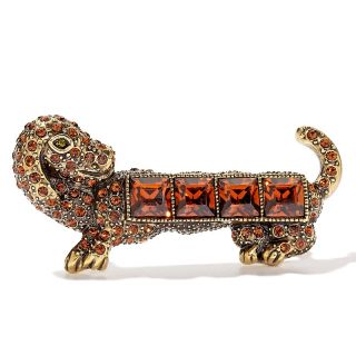 Heidi Daus Heidi Daus One Darling Doxie Crystal Accented Pin