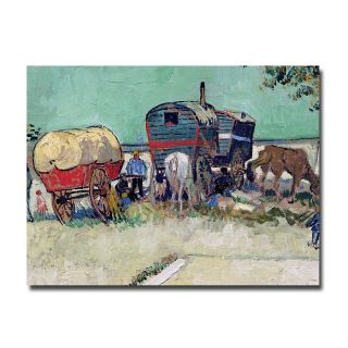 Vincent van Gogh, Gypsy Encampment, Arles, 1888