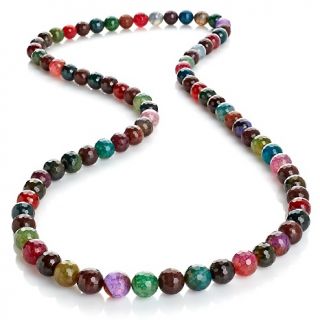 Jay King Multicolor Cracked Quartz 42 Beaded Necklace