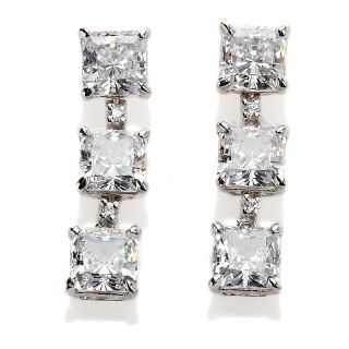 Jewelry Earrings Drop Daniel K 7.56ct Absolute™ Princess Cut