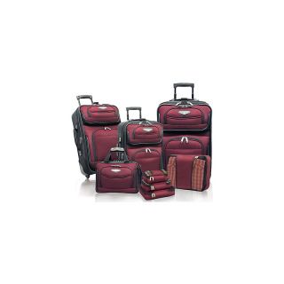 Travelers Choice Amsterdam II 8 Pc Luggage Set in Grey