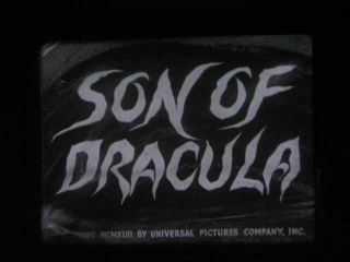 16mm Film 43 Son of Dracula Lon Chaney