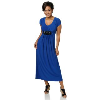 Tiana B. Tiana B. Set in Style Embellished Waist Maxi Dress