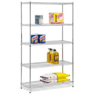 Honey Can Do 5 Tier 42 Wide Urban Adjustable Shelving Unit