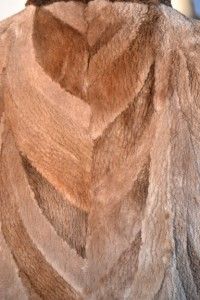 Vintage RARE Luxe Sheared Beaver Fur Coat Jacket Pristine Plush Supple