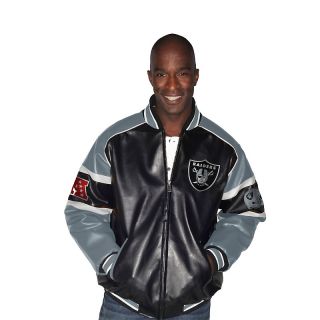  leather like jacket raiders note customer pick rating 46 $ 19 95 or