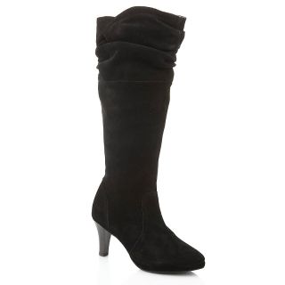  suede slouchy platform boot rating 369 $ 39 95 or 2 flexpays of $ 19