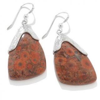  mexican red azalea stone sterling silver earrings rating 1 $ 41 93 s