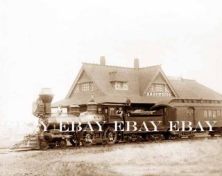 1888 Escondido California CA Railroad Train Depot Station RxR Photo