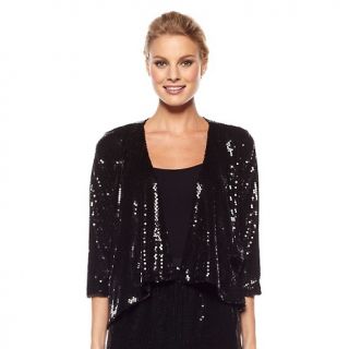 Fashion Jackets & Outerwear Jackets Slinky® Brand Cropped Sequin