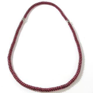 Jay King Garnet Magnetic Necklace and Bracelet Set