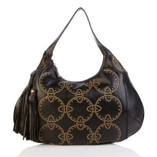 Fiona Kotur Muses Julia Leather Hobo with Studs