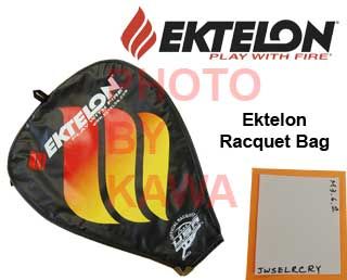 New Ektelon Play with Fire Racquet Cover Red Yellow