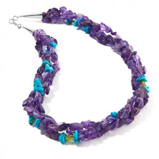  and multigemstone 17 3 4 sterling silver necklace rating 17 $ 46 90