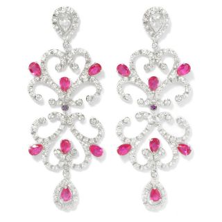  ruby and cz chandelier earrings note customer pick rating 13 $ 24 46