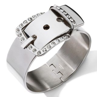  accented wide buckle stainless steel 7 3 4 bracelet rating 46 $ 19