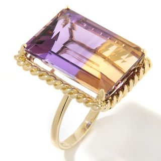 Rarities Fine Jewelry with Carol Brodie 19ct Emerald Cut Ametrine 10K