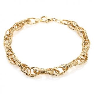Michael Anthony Jewelry® Diamond Cut Oval Link 10K 7 1/2 Bracelet at