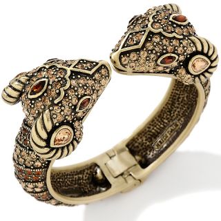 Heidi Daus Ram Bling Crystal Accented Cuff Bracelet