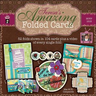 Hot Off The Press Amazing Folded Cards DVD with 100 Card Ideas