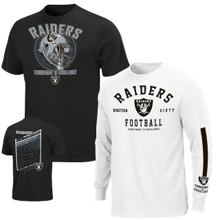 Oakland Raiders NFL 3 in 1 Long Sleeve T Shirt Combo