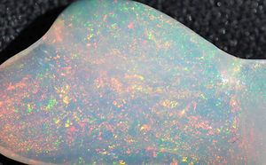   NATURAL BRIGHT CARVED ETHIOPIAN WELO CRYSTAL PIN FIRE OPAL AAA video