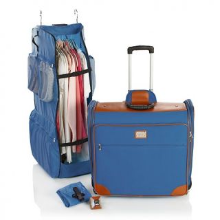 Joy Mangano St. Barts Canvas Chic Extra Large Luggage System