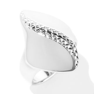 Michael Anthony Jewelry® Sterling Silver Diamond Cut Ring
