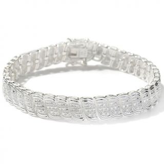  diamond accent scalloped link bracelet rating 1 $ 62 97 s h $ 5 95 