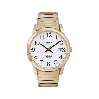 Timex Mens Goldtone Stainless Steel Easy Reader Expansion Watch