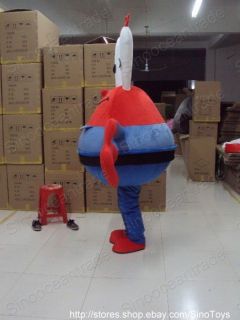 Eugene H Krabs Crab Mascot Costume Fancy Dress EPE