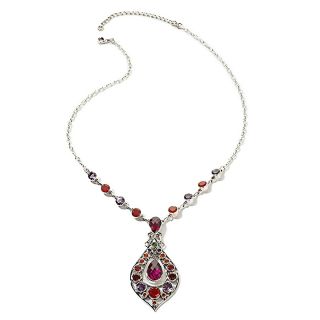 Jewelry Necklaces Drop Nicky Butler Raspberry Pink Quartz Triplet