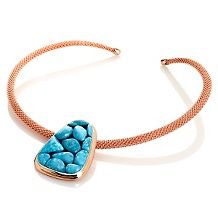 jays turquoise pendant and copper collar necklace d 20120515122634897