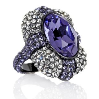  hematite tone pave crystal ring note customer pick rating 4 $ 69 95