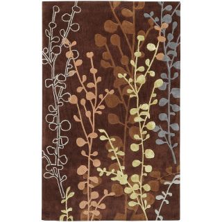 Home Home Décor Rugs Floral Rugs Surya Cosmo Ultra Brown Rug   5