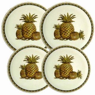   Cover Set Pineapple Almond Stove Cook Top Electric Range Round Cover