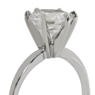 3ct Absolute™ 14K Round 6 Prong Solitaire Ring