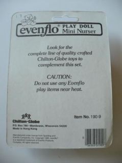 Vintage 1985 Evenflo Play Baby Doll Bottles New on Card