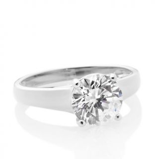 Absolute Round Tulip Gallery Solitaire Ring   2ct
