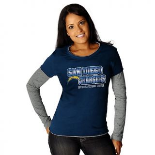San Diego Chargers NFL Womens Layered Long Sleeve T Shirt