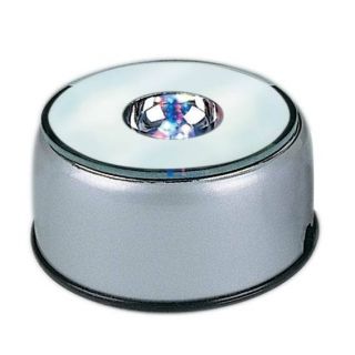 CYS001S Crystal Electrical Rotating Light Base 4 LED Light Color