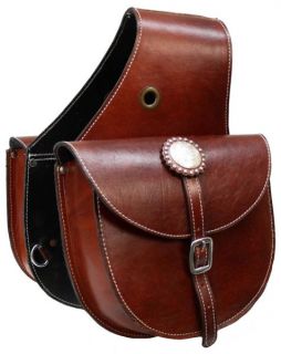  Top Grain Leather Western Saddle Bag by Showman New Horse Tack